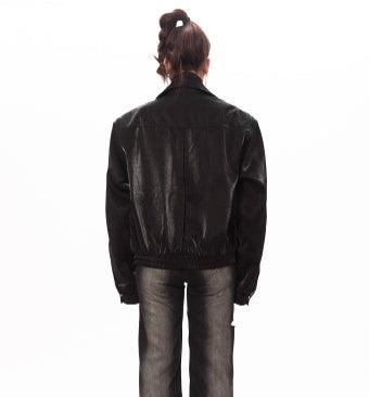Metallic Jacket With Shoulder Pads