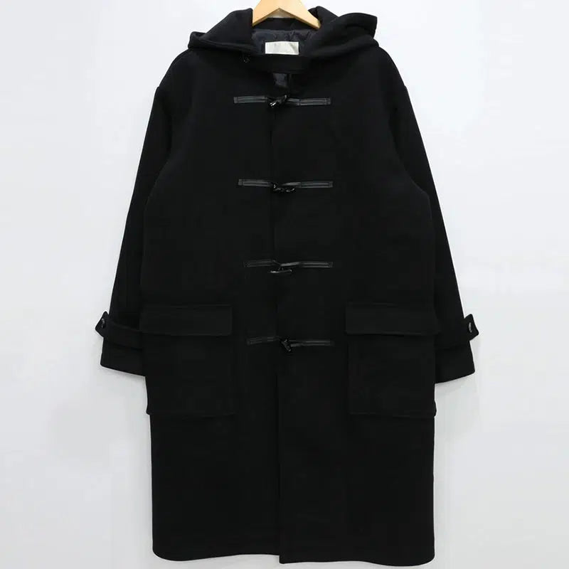 Mid-length Knee-length Woolen Coat