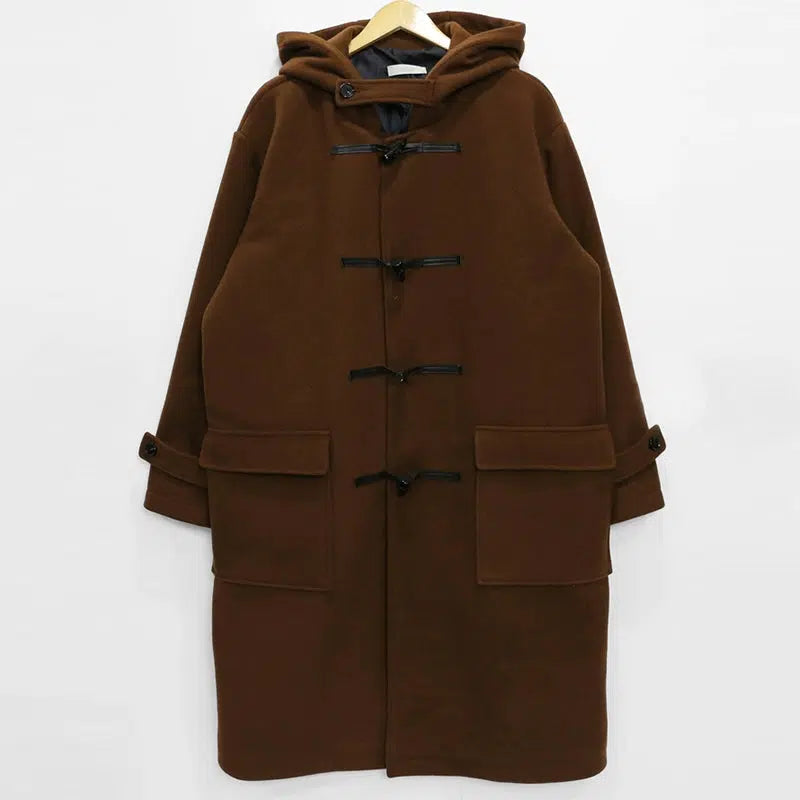 Mid-length Knee-length Woolen Coat
