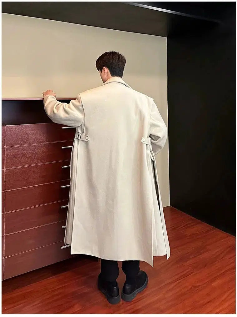Mid-length Long Woolen Coat