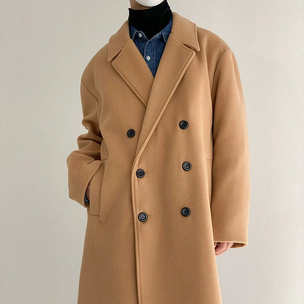 Mid-length Thickened Woolen Coat