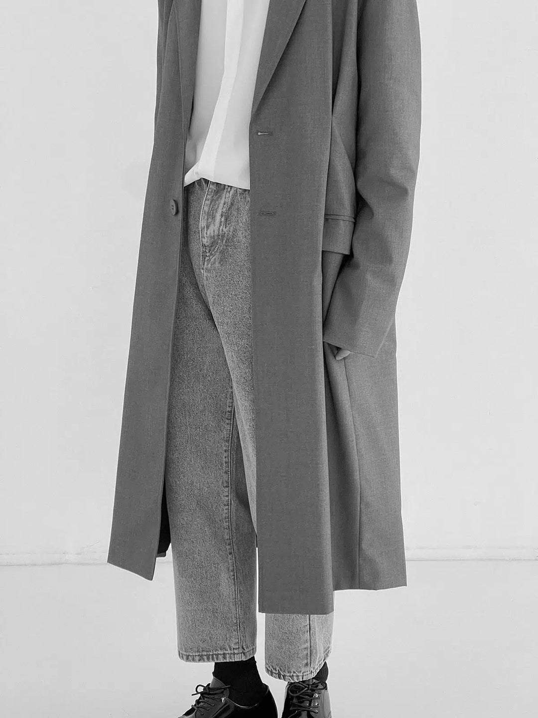 Knee length windbreaker sale