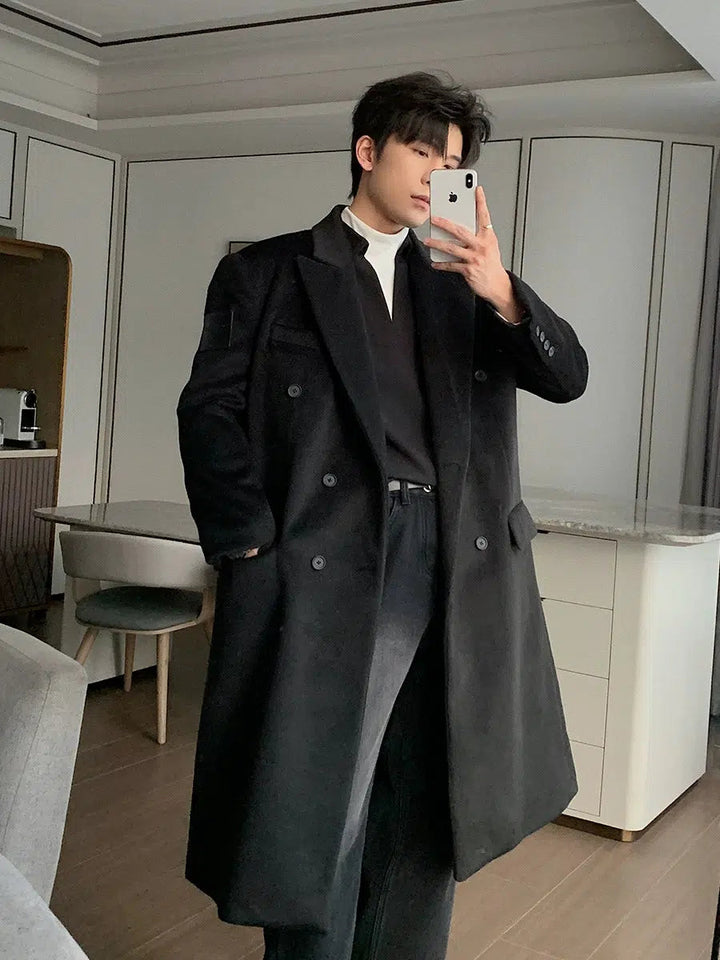 Mid-length Woolen Coat