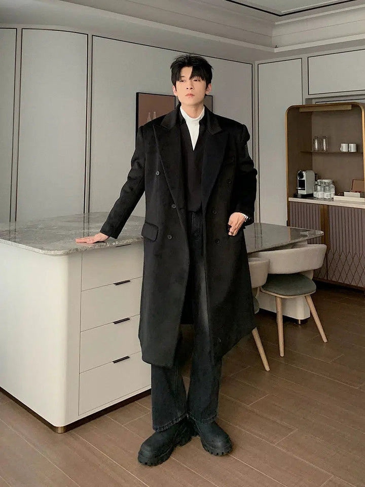 Mid-length Woolen Coat