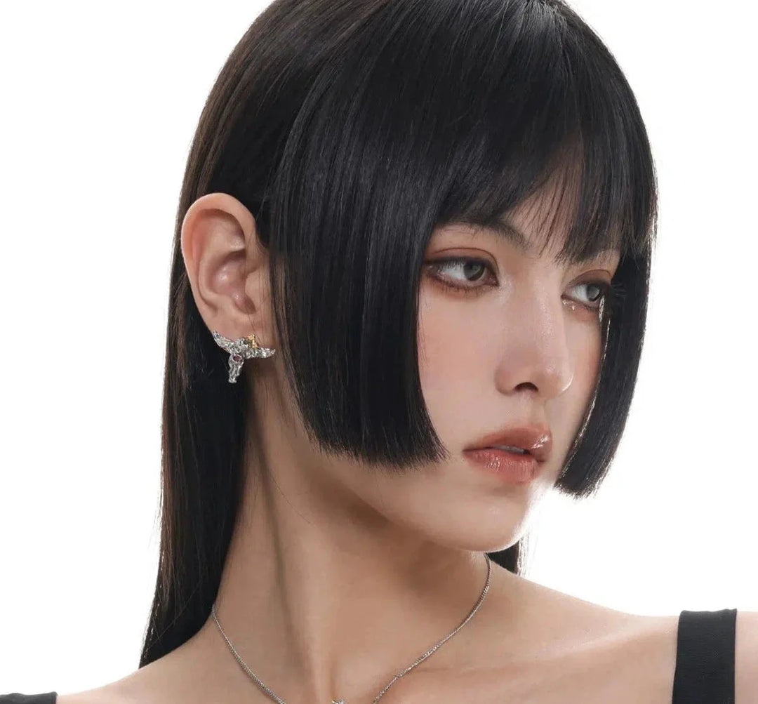Mini Angel Earrings