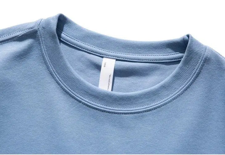 Minimalist Cotton Tee with Motivational Script