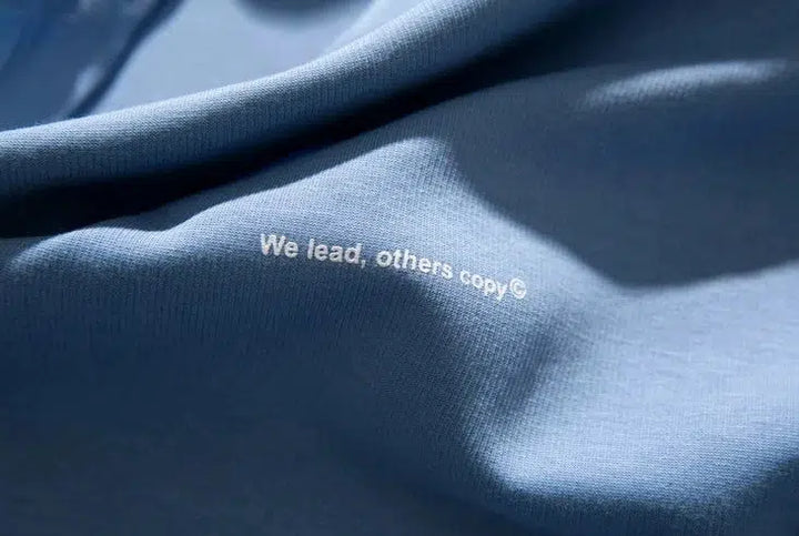 Minimalist Cotton Tee with Motivational Script