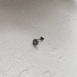 Minimalist Gear-Shaped Stud Earrings