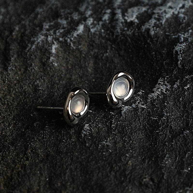 Minimalist Irregular Sterling Earrings