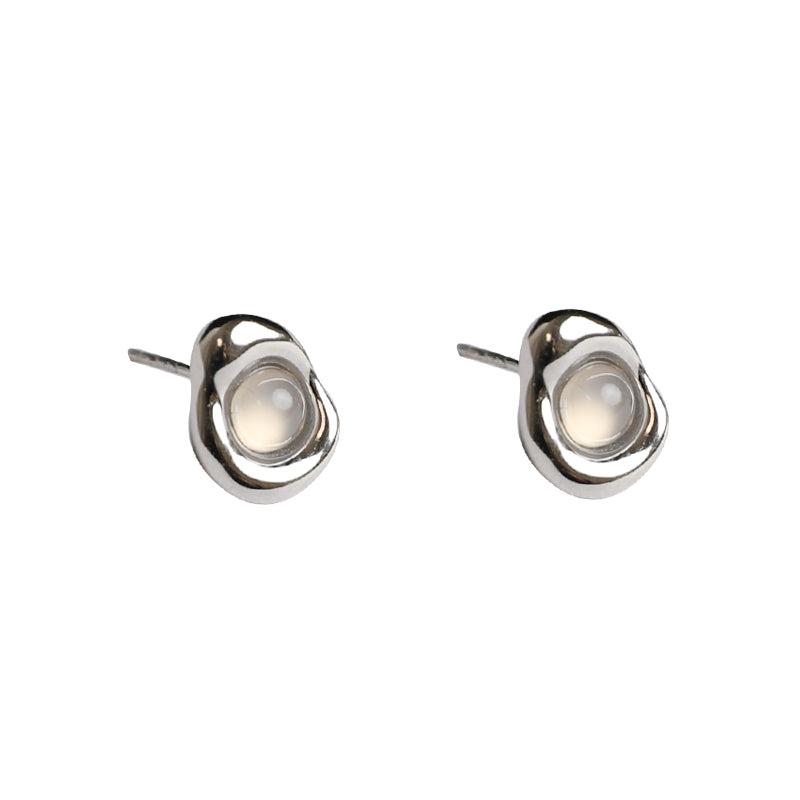 Minimalist Irregular Sterling Earrings