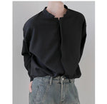 Minimalist Long Sleeve Collar Shirt