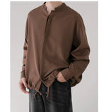 Minimalist Long Sleeve Collar Shirt
