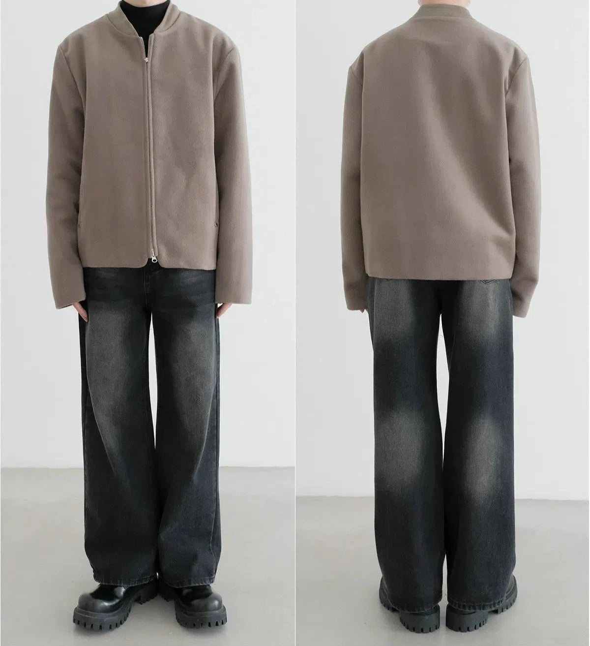 Minimalist Zip-Up Jacket