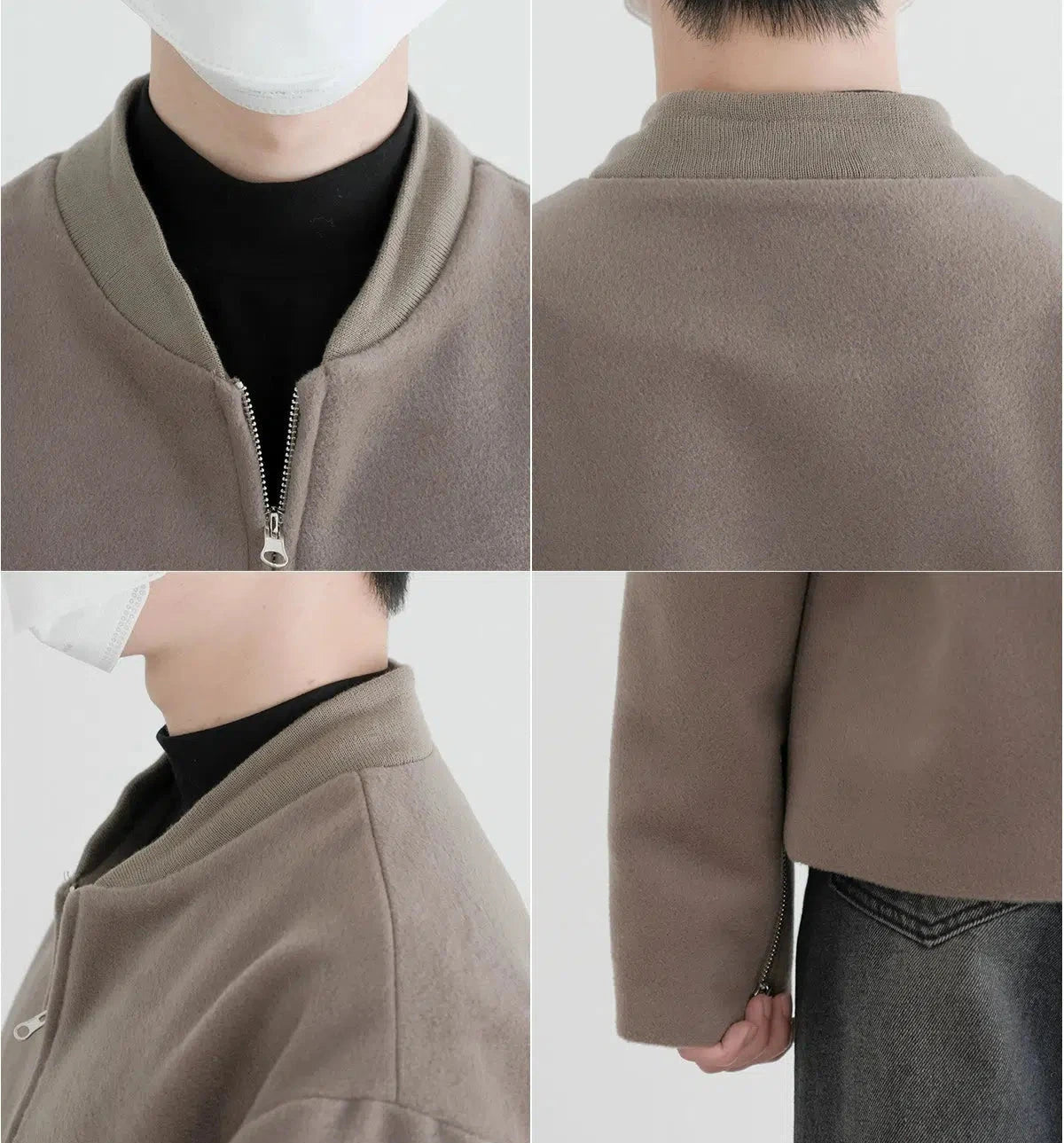 Minimalist Zip-Up Jacket