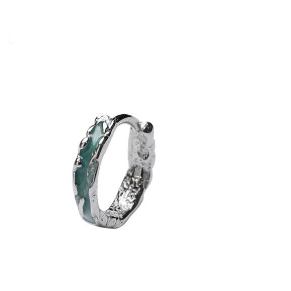 Mint Green Hoop Earrings