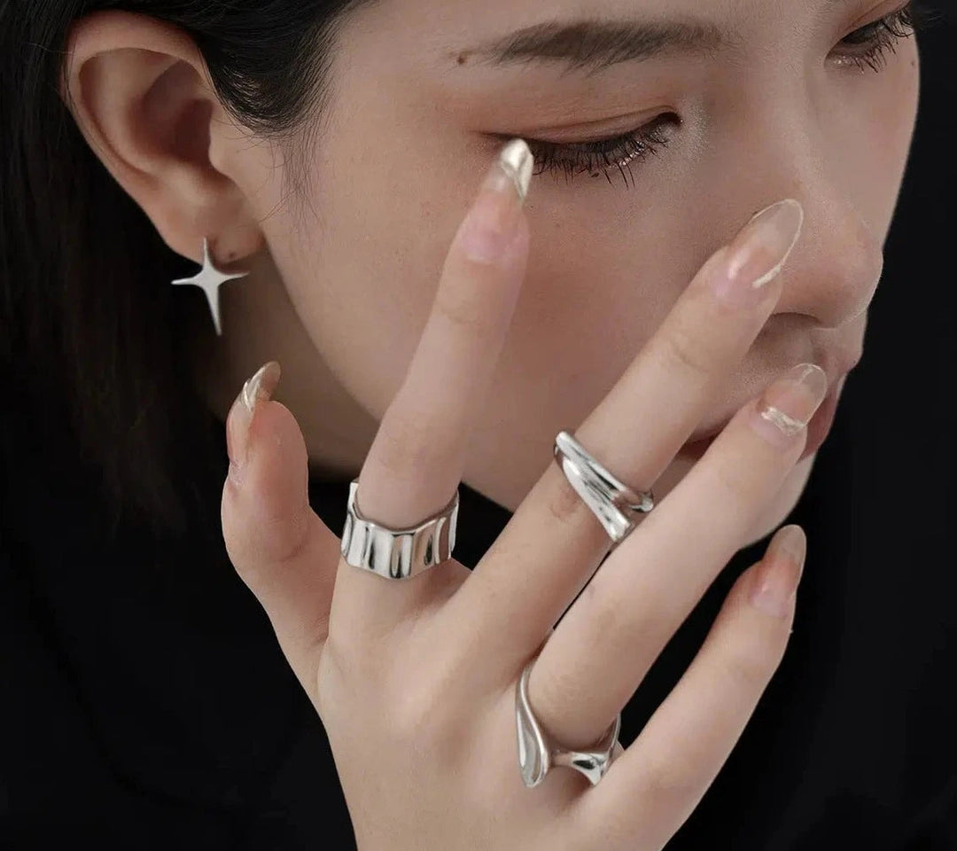 Mirror Hoop Ring