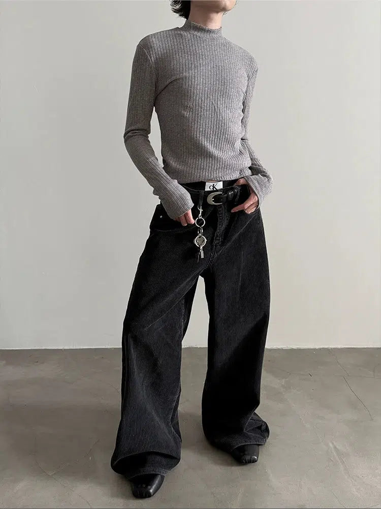 Mock Neck Long Sleeve Shirt