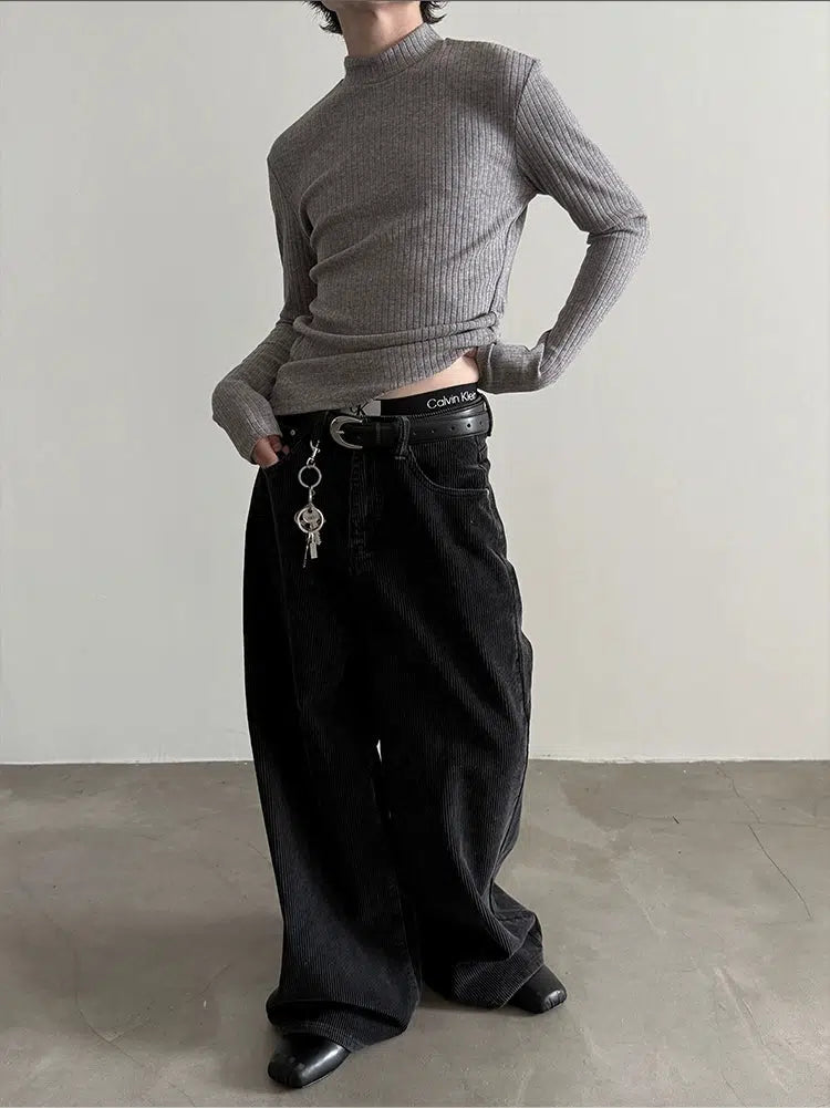 Mock Neck Long Sleeve Shirt