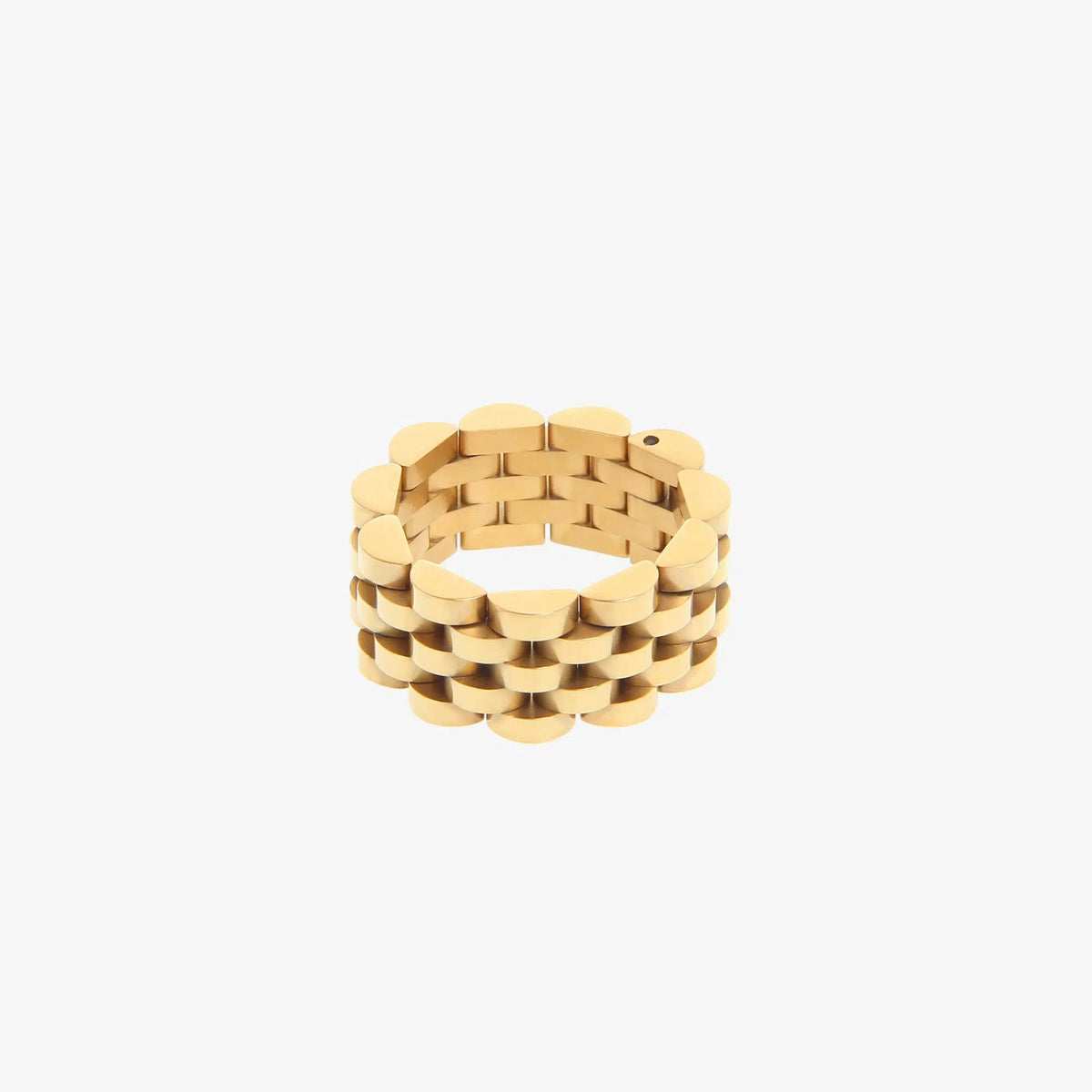 Modern Link Design Ring