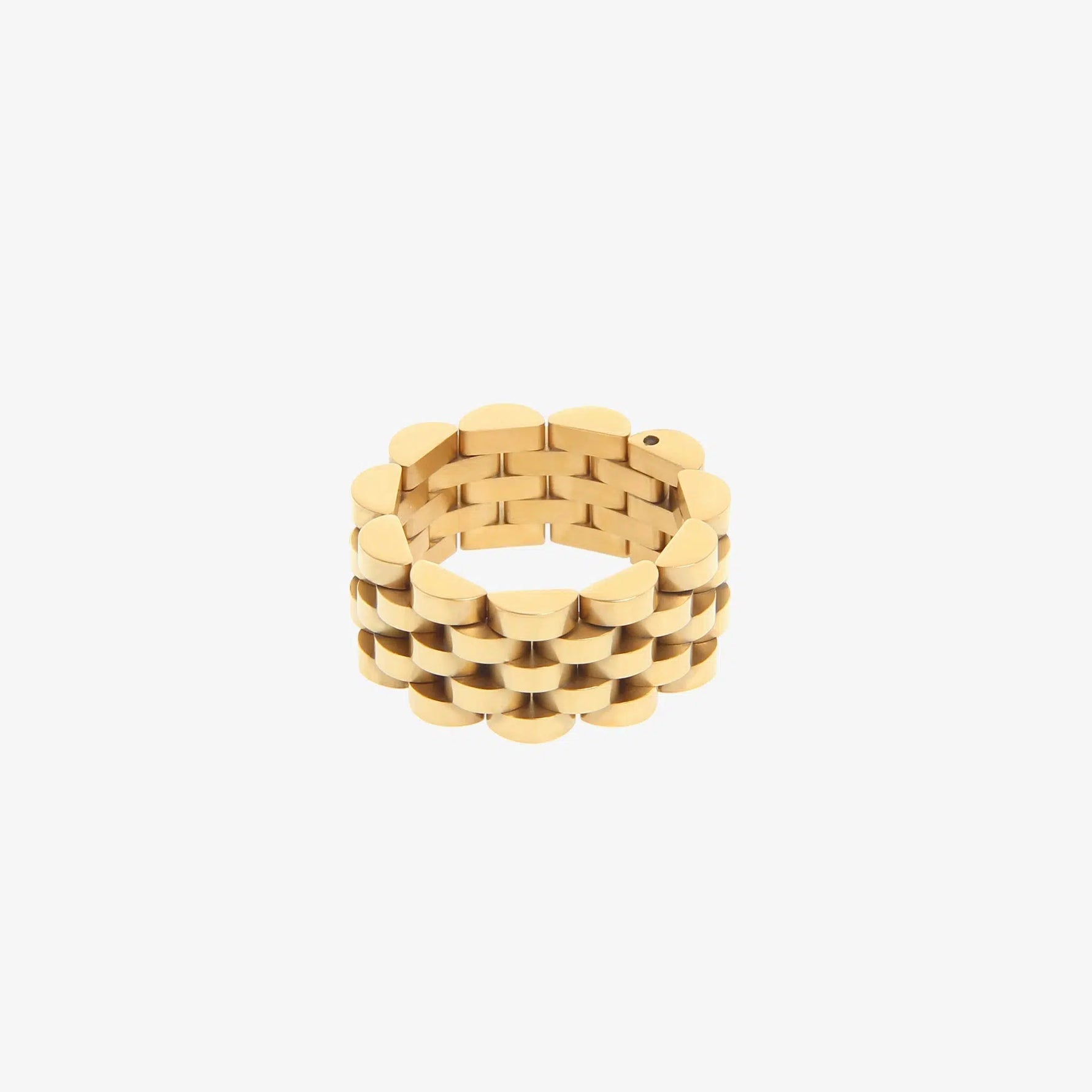 Modern Link Design Ring