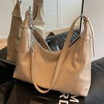 Modern Metallic Chain Tote Bag