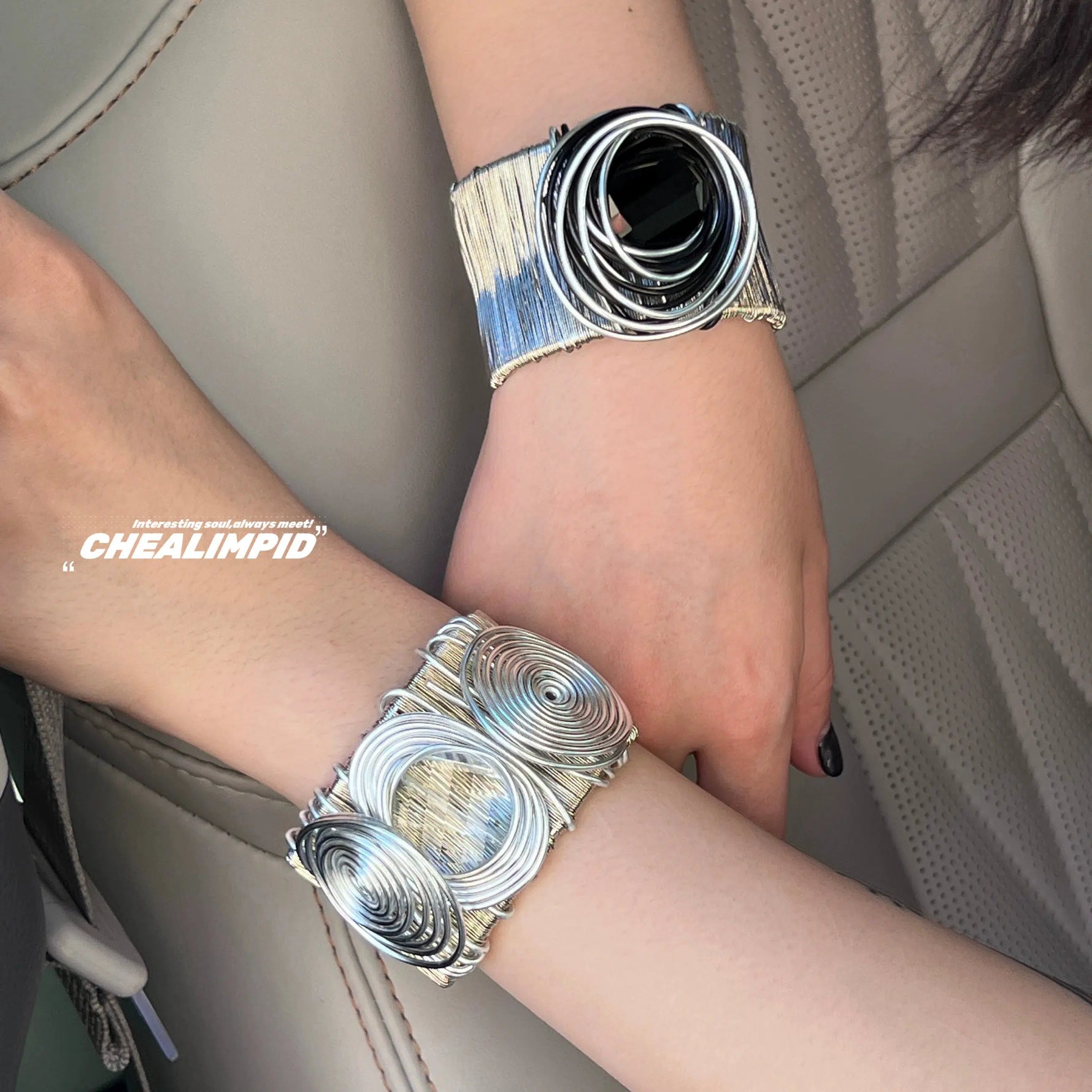 Spiral Cuff Bracelets