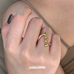 Modern Wave Design Rings