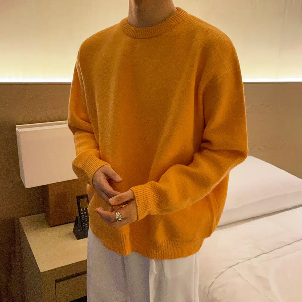 Mohair Round Neck Sweater