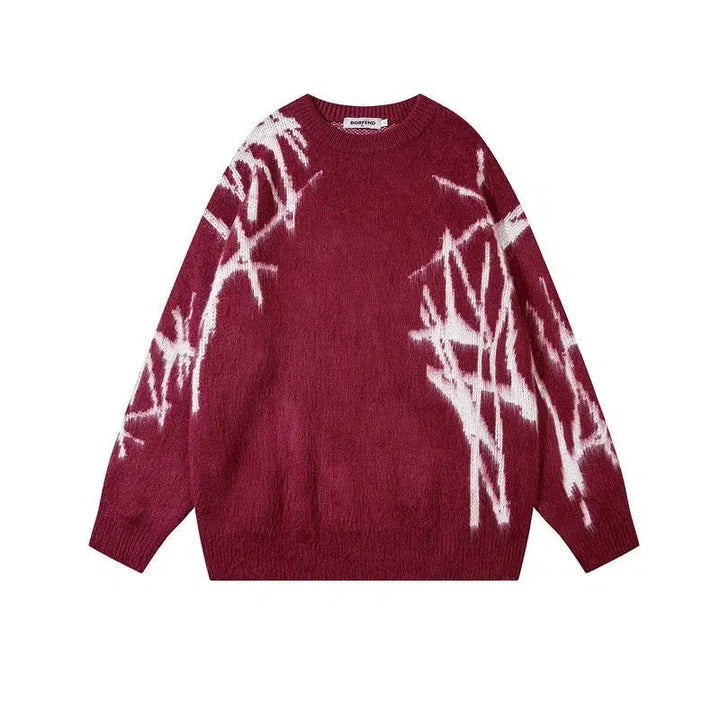 Mohair Round-Neck Sweater