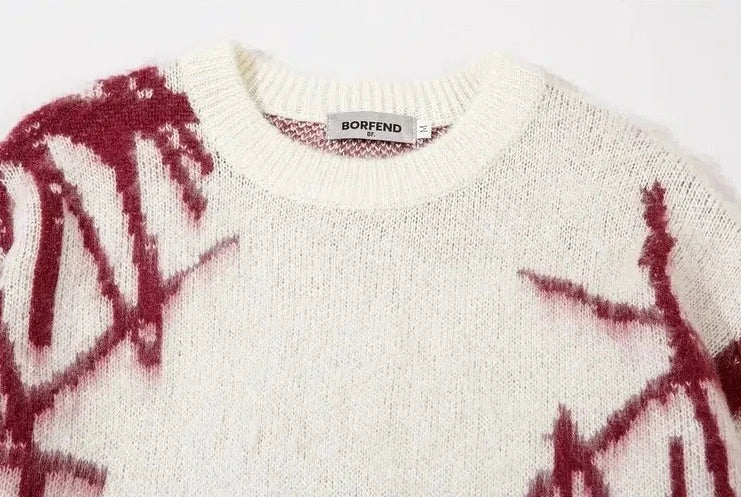 Mohair Round-Neck Sweater