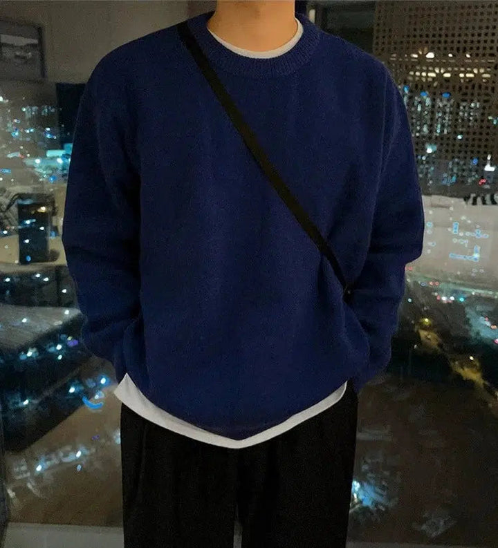 Mohair Round Neck Sweater
