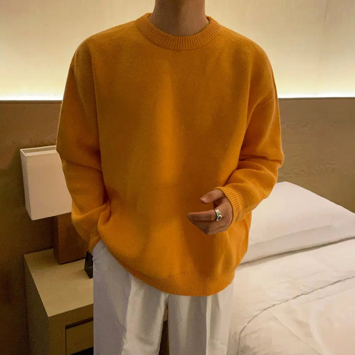 Mohair Round Neck Sweater