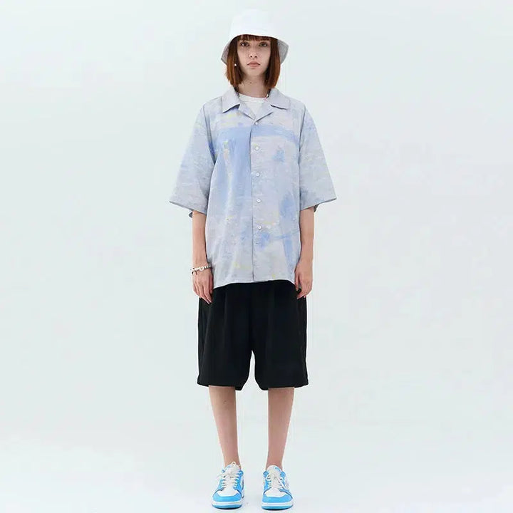 Monet Oil painting Button-Down Shirt