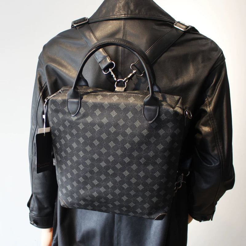 ,6011169841166, Monogram Canvas Convertible Backpack Crossbody Bag