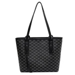 Monogrammed Leather Straps Tote Bag