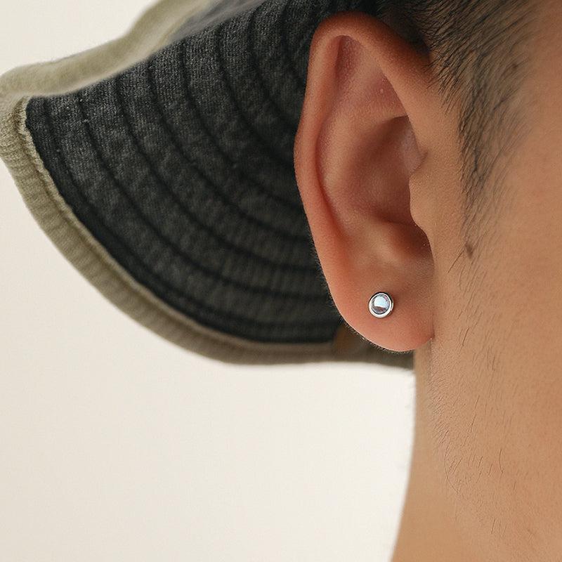 Moonstone Stud Earrings