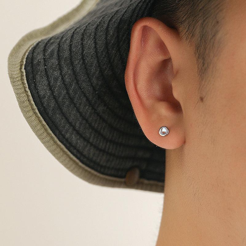 Moonstone Stud Earrings