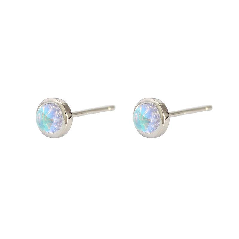 Moonstone Stud Earrings