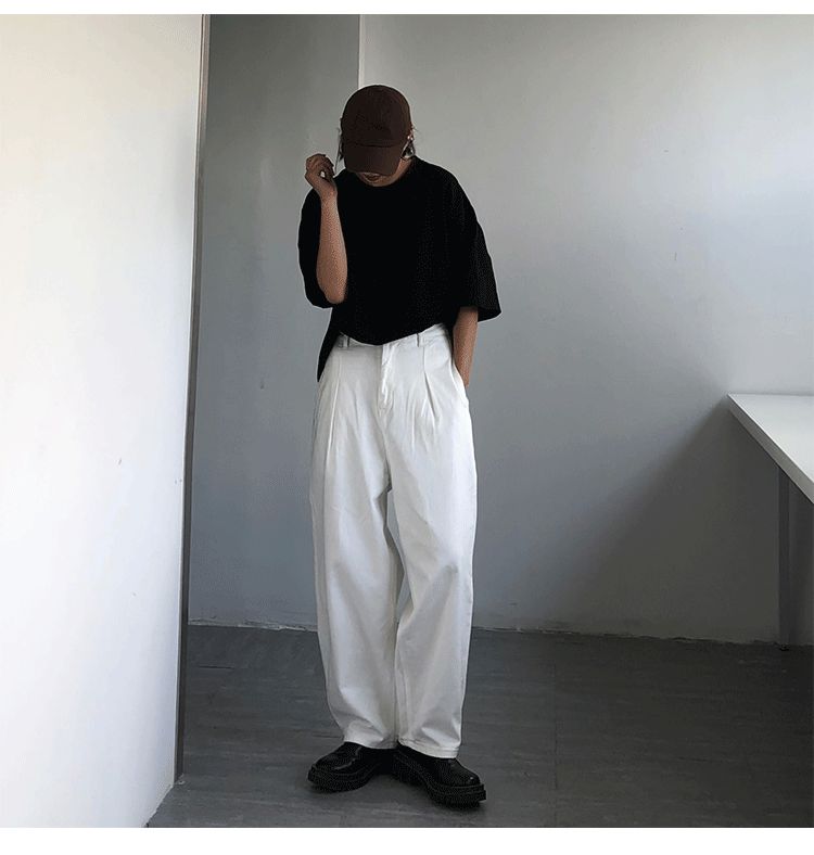 Mopping High-Waisted Wide Leg Jeans