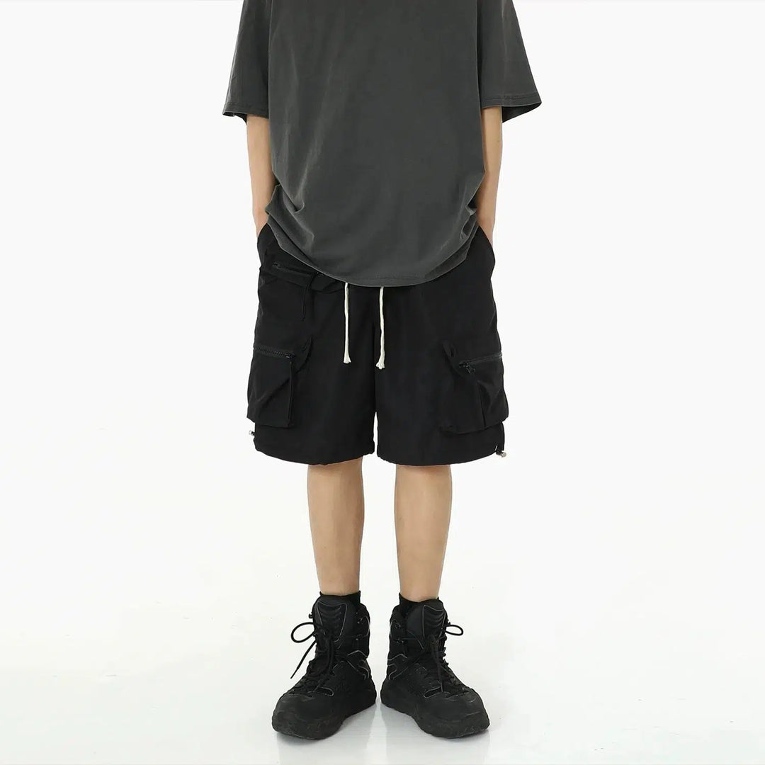 Multi-Pocket Cargo Shorts