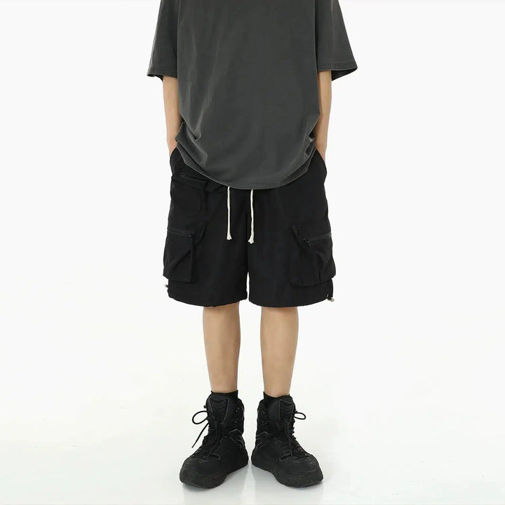 Multi-Pocket Cargo Shorts