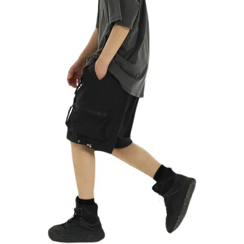 Multi-Pocket Cargo Shorts