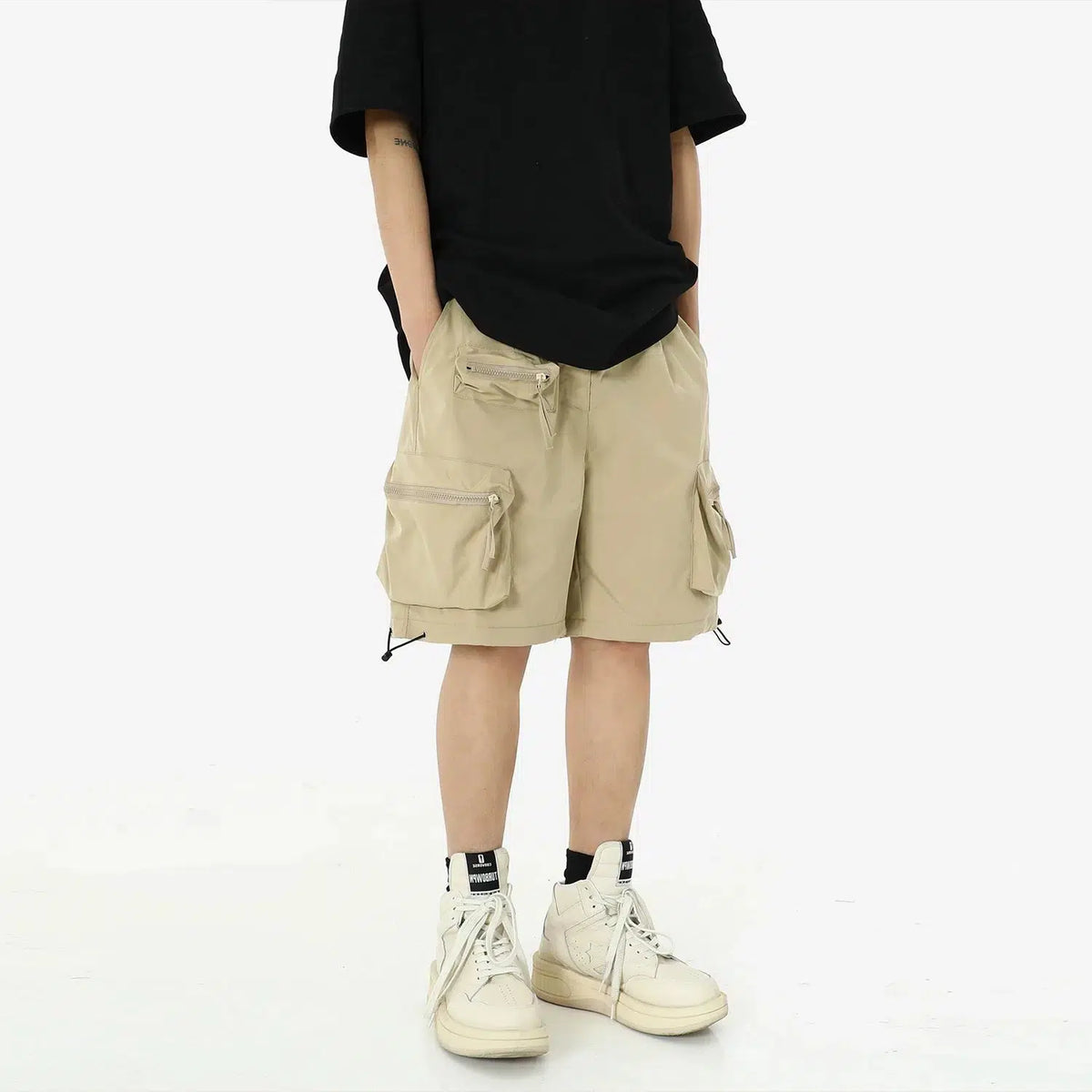 Multi-Pocket Cargo Shorts