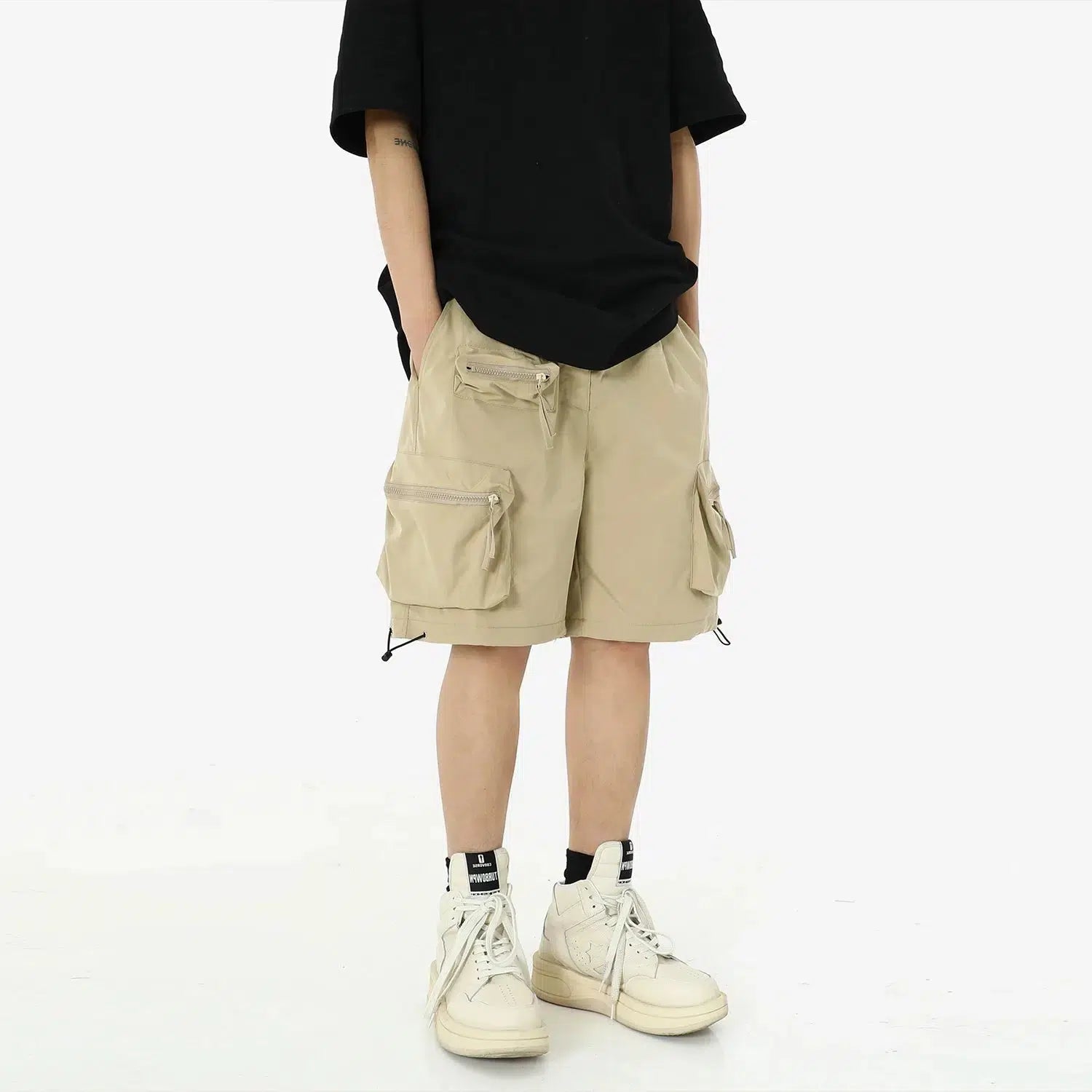 Multi-Pocket Cargo Shorts