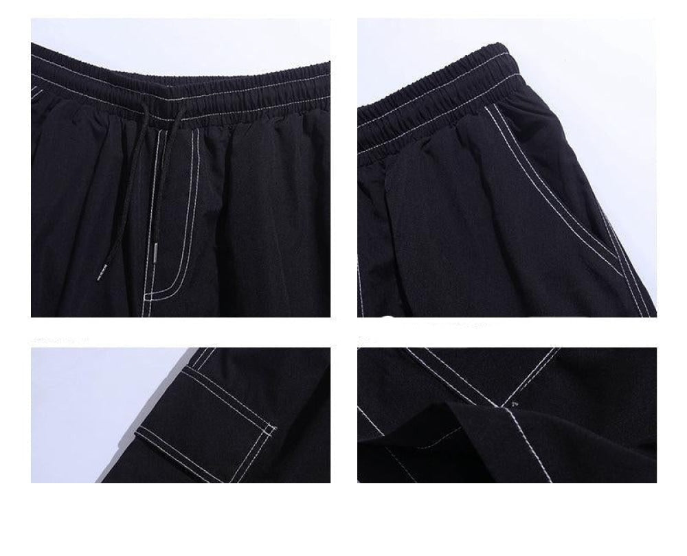 Multi Pocket Denim Shorts