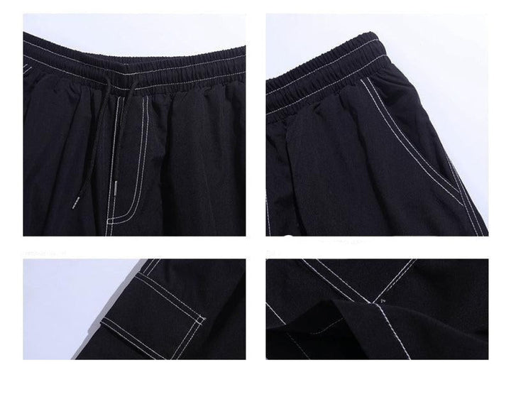 Multi Pocket Denim Shorts