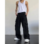 Multi-Pocket Drape Cargo Pants