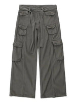 Multi-Pocket Drape Cargo Pants