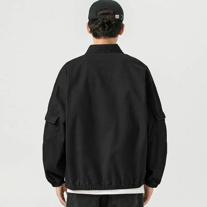 Multi-pocket Shirt Jacket