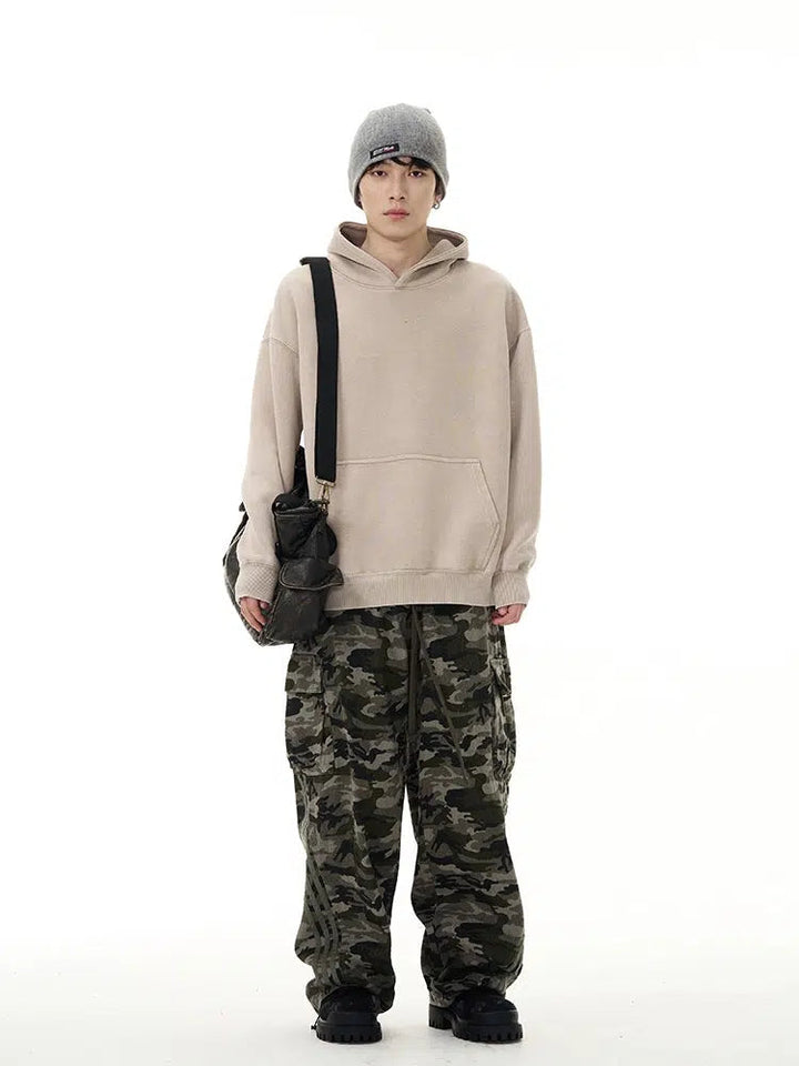 Multi-pocket Straight Camouflage Pants